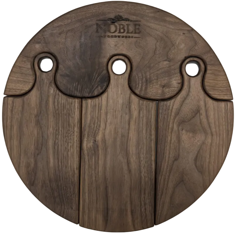 Noble Circle Board - Walnoot